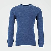 07702060-40 Лонгслив детский серия "ШЕРСТЬ" джинс р.122