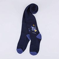 07732924-40 Колготки детские хлопковые синий р.128-134