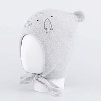 07711360-40 Шапка для мальчика серый 48-50