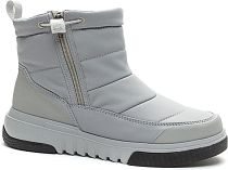 158578/27-02XL серый текстиль женские полусапоги (О-З 2025)