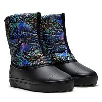 Сапожки детские, мод.594/01 М (граффити цветные/черный, Асс 1 (34/1,35/1,36/1,37/1), 4 пар)