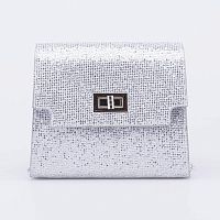 02802382-40 Сумка детская, серебристый выс. 15 см