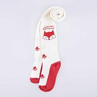 07879002-40 Колготки детские хлопок беж-кра р.86-92