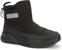 148195/03-01 черный текстиль/Микрополитекс (иск.кожа) мужские полусапоги (О-З 2025)