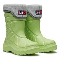 Сапоги детские "JUNIOR", мод.2604 У (фисташковый/св.серый, 4 пар)