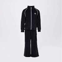 07864081-41 Комплект одежды для девочек (жакет,брюки), черный р.140