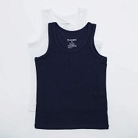 07754018-43 Набор из 2-х маек для мальчика, бел-син р.116