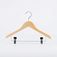 07770019-42 Вешалка-зажим детская, бежевый 36 см