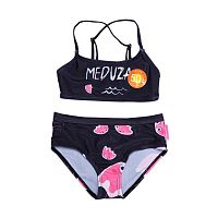 07852018-40 Купальник для девочки чер-роз р.92-98